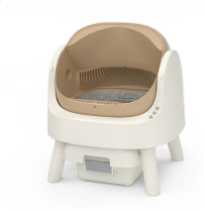 Petpivot Autoscooper 11 Open-Top Self-Cleaning Cat Litter Box，Odor-Free Waste Disposal Includes Trash Bags